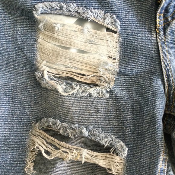 Boohoo Sophie High Waist Mom Distressed Jeans, 6 - Picture 6 of 10